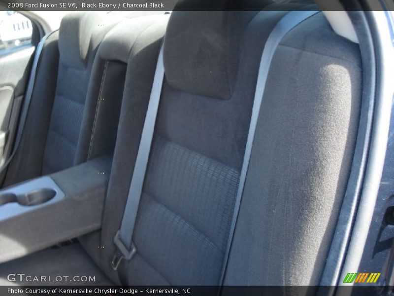Black Ebony / Charcoal Black 2008 Ford Fusion SE V6