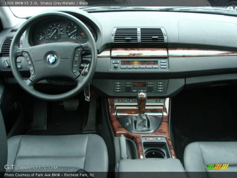 Stratus Grey Metallic / Black 2006 BMW X5 3.0i