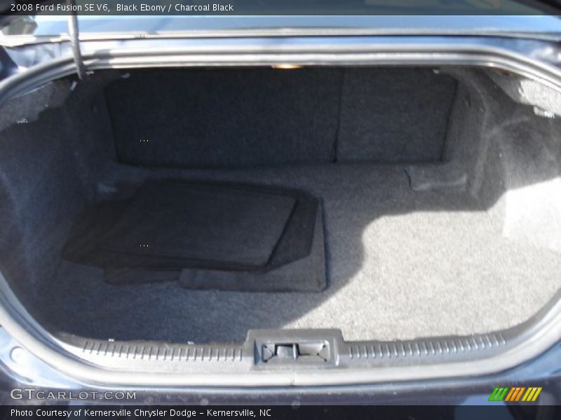 Black Ebony / Charcoal Black 2008 Ford Fusion SE V6