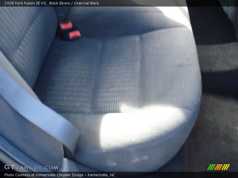 Black Ebony / Charcoal Black 2008 Ford Fusion SE V6