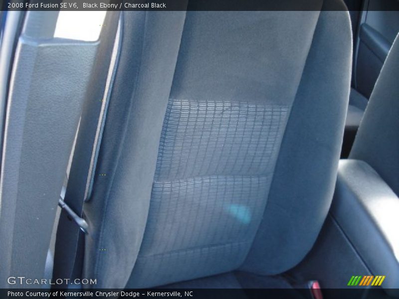 Black Ebony / Charcoal Black 2008 Ford Fusion SE V6
