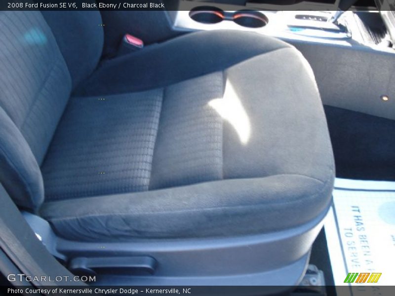 Black Ebony / Charcoal Black 2008 Ford Fusion SE V6