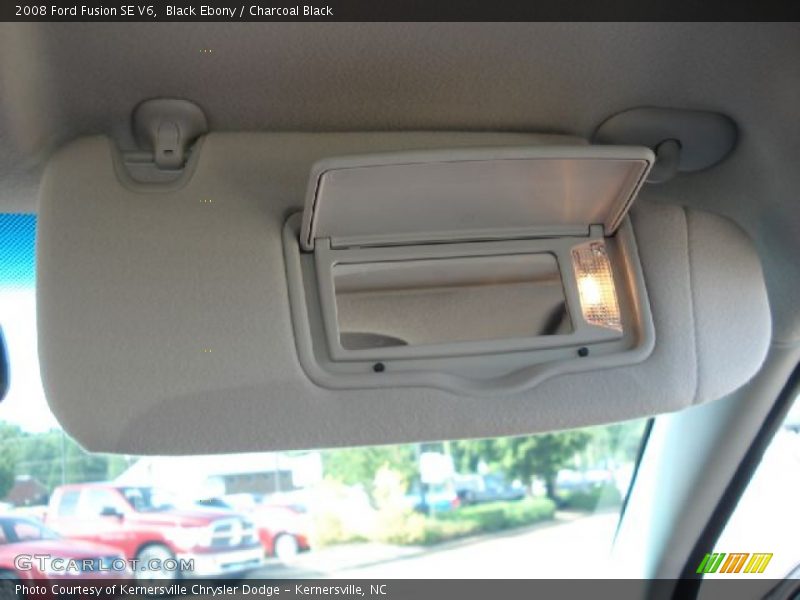 Black Ebony / Charcoal Black 2008 Ford Fusion SE V6