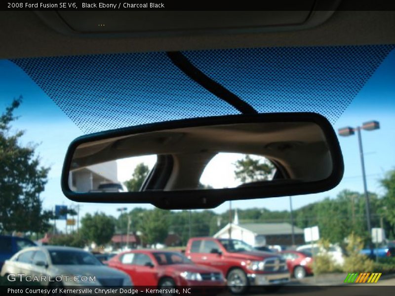 Black Ebony / Charcoal Black 2008 Ford Fusion SE V6