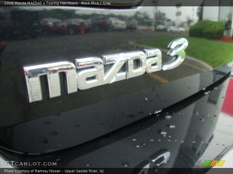 Black Mica / Gray 2008 Mazda MAZDA3 s Touring Hatchback