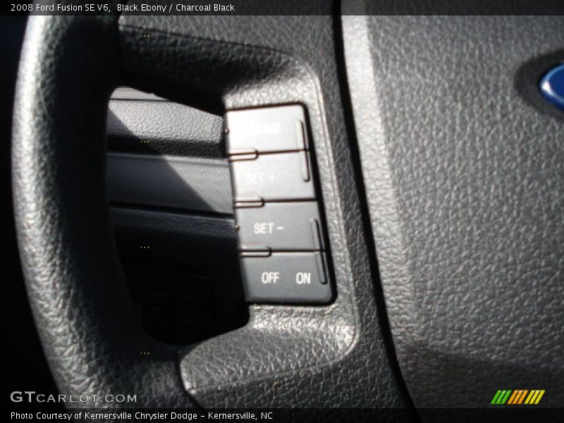 Black Ebony / Charcoal Black 2008 Ford Fusion SE V6