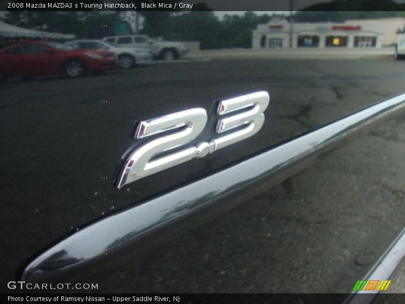 Black Mica / Gray 2008 Mazda MAZDA3 s Touring Hatchback