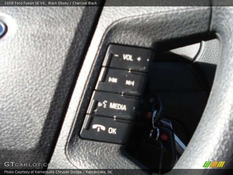 Black Ebony / Charcoal Black 2008 Ford Fusion SE V6