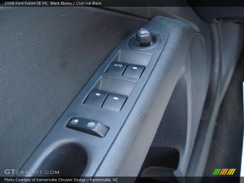 Black Ebony / Charcoal Black 2008 Ford Fusion SE V6