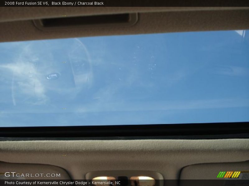 Black Ebony / Charcoal Black 2008 Ford Fusion SE V6