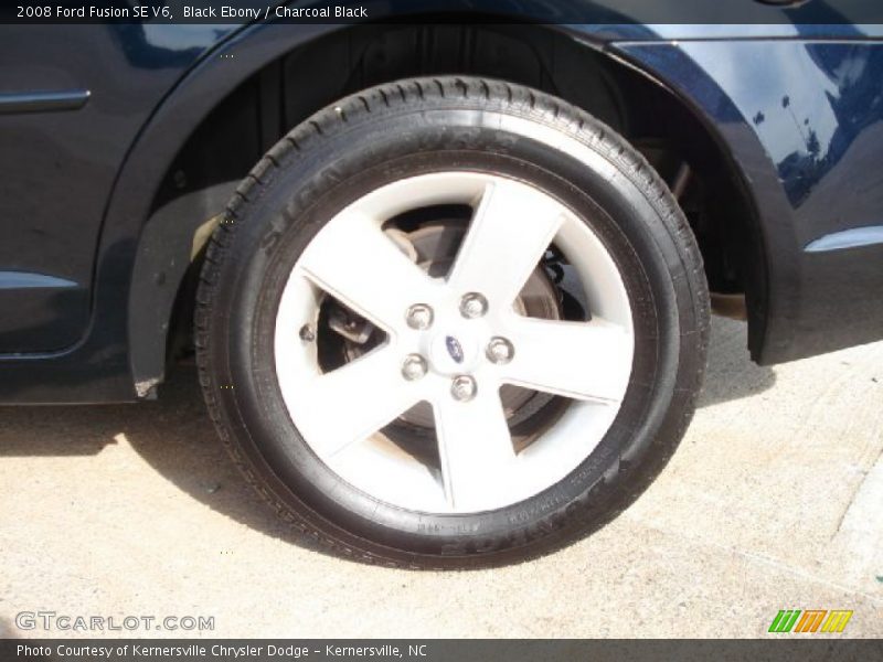 Black Ebony / Charcoal Black 2008 Ford Fusion SE V6