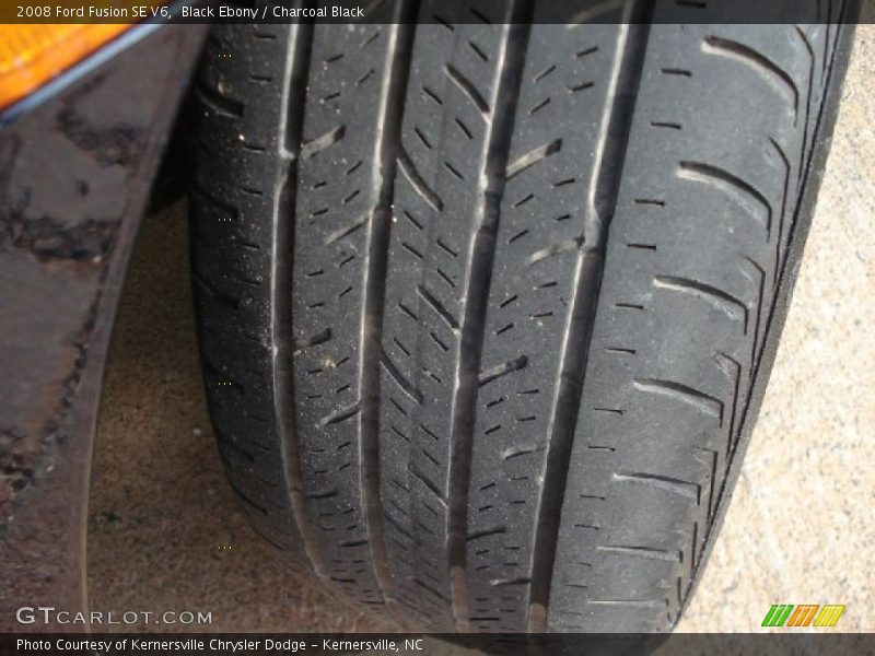 Black Ebony / Charcoal Black 2008 Ford Fusion SE V6