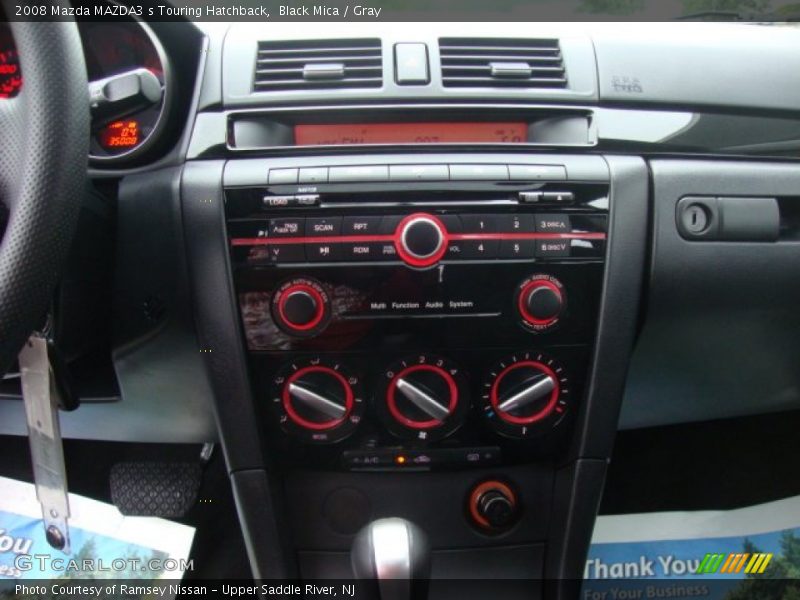 Black Mica / Gray 2008 Mazda MAZDA3 s Touring Hatchback