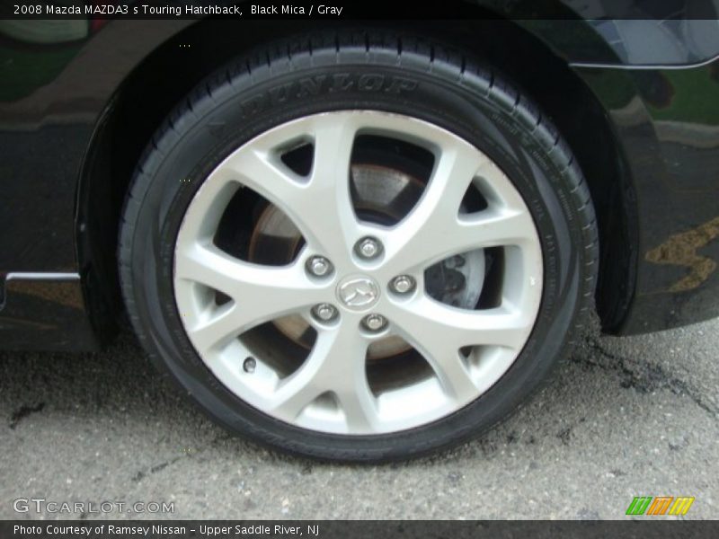 Black Mica / Gray 2008 Mazda MAZDA3 s Touring Hatchback