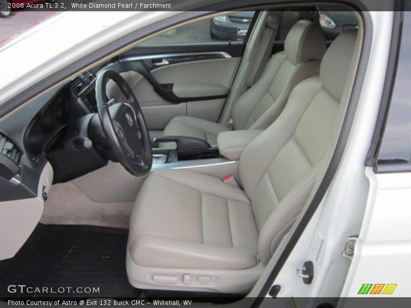 White Diamond Pearl / Parchment 2008 Acura TL 3.2