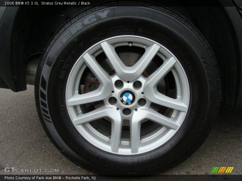 Stratus Grey Metallic / Black 2006 BMW X5 3.0i