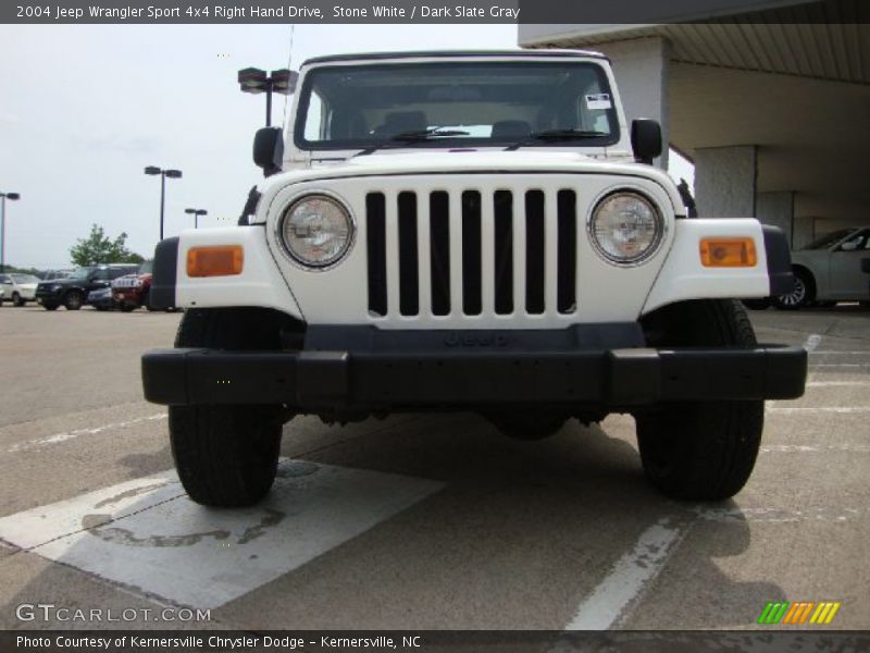 Stone White / Dark Slate Gray 2004 Jeep Wrangler Sport 4x4 Right Hand Drive