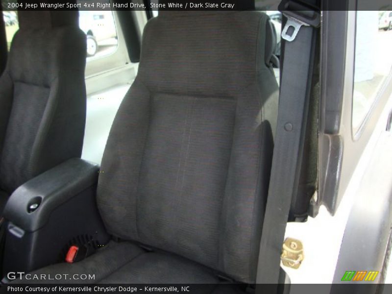 Stone White / Dark Slate Gray 2004 Jeep Wrangler Sport 4x4 Right Hand Drive
