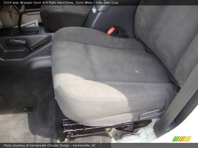 Stone White / Dark Slate Gray 2004 Jeep Wrangler Sport 4x4 Right Hand Drive