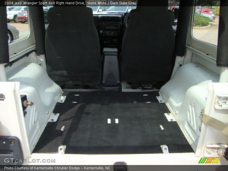 Stone White / Dark Slate Gray 2004 Jeep Wrangler Sport 4x4 Right Hand Drive