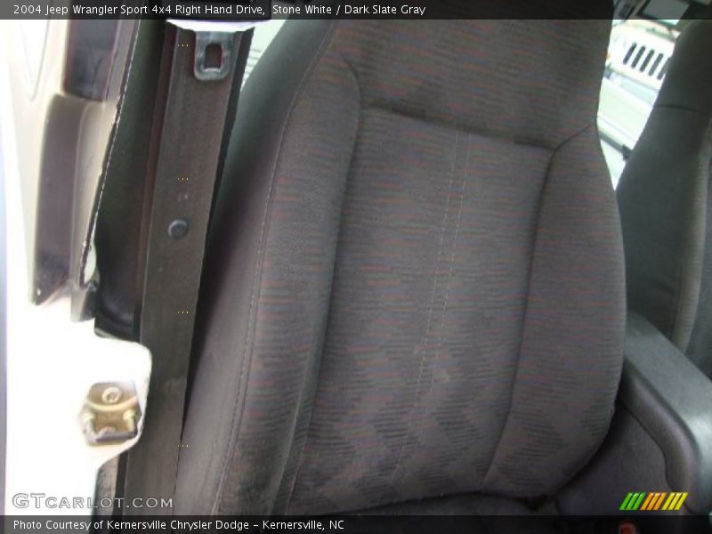 Stone White / Dark Slate Gray 2004 Jeep Wrangler Sport 4x4 Right Hand Drive