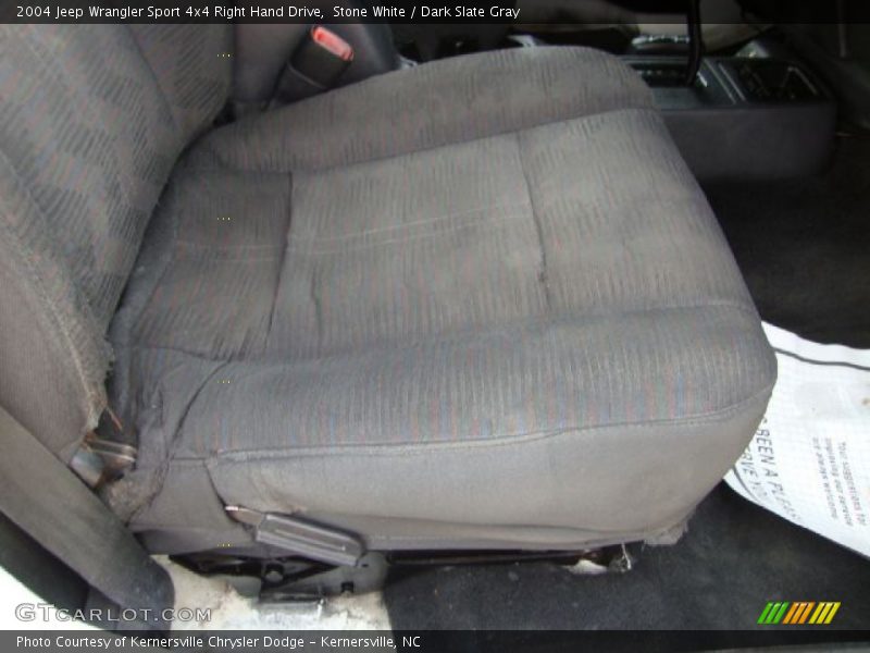 Stone White / Dark Slate Gray 2004 Jeep Wrangler Sport 4x4 Right Hand Drive
