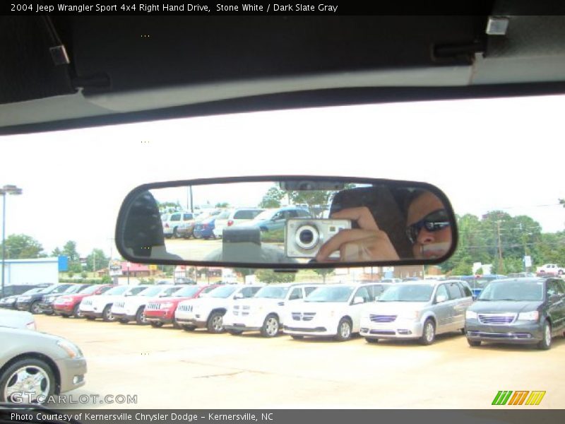 Stone White / Dark Slate Gray 2004 Jeep Wrangler Sport 4x4 Right Hand Drive