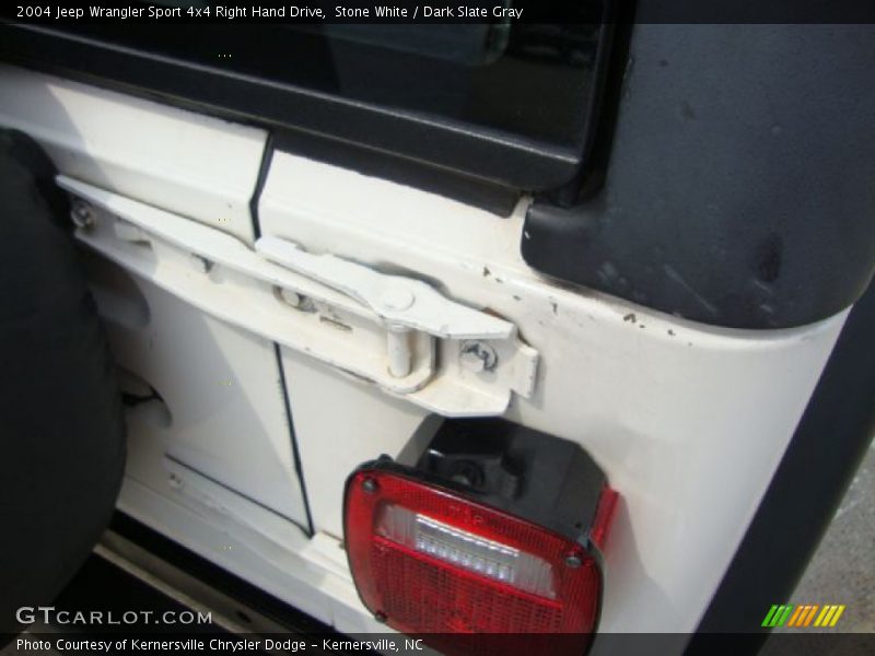 Stone White / Dark Slate Gray 2004 Jeep Wrangler Sport 4x4 Right Hand Drive