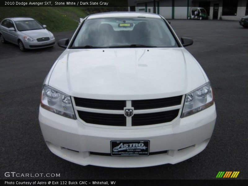Stone White / Dark Slate Gray 2010 Dodge Avenger SXT