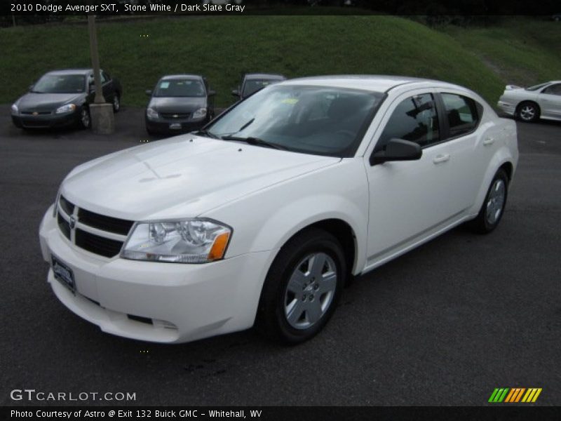 Stone White / Dark Slate Gray 2010 Dodge Avenger SXT