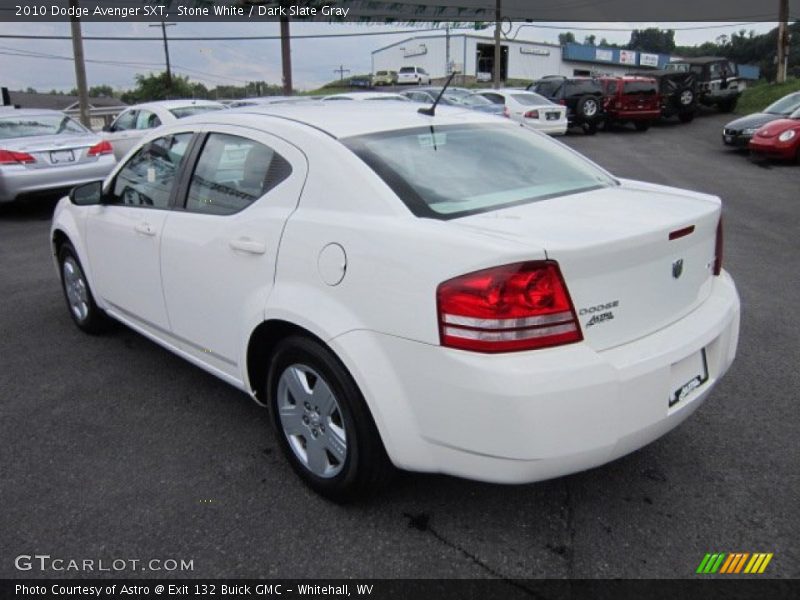 Stone White / Dark Slate Gray 2010 Dodge Avenger SXT