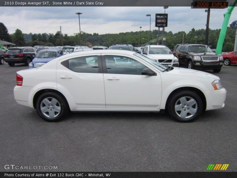 Stone White / Dark Slate Gray 2010 Dodge Avenger SXT