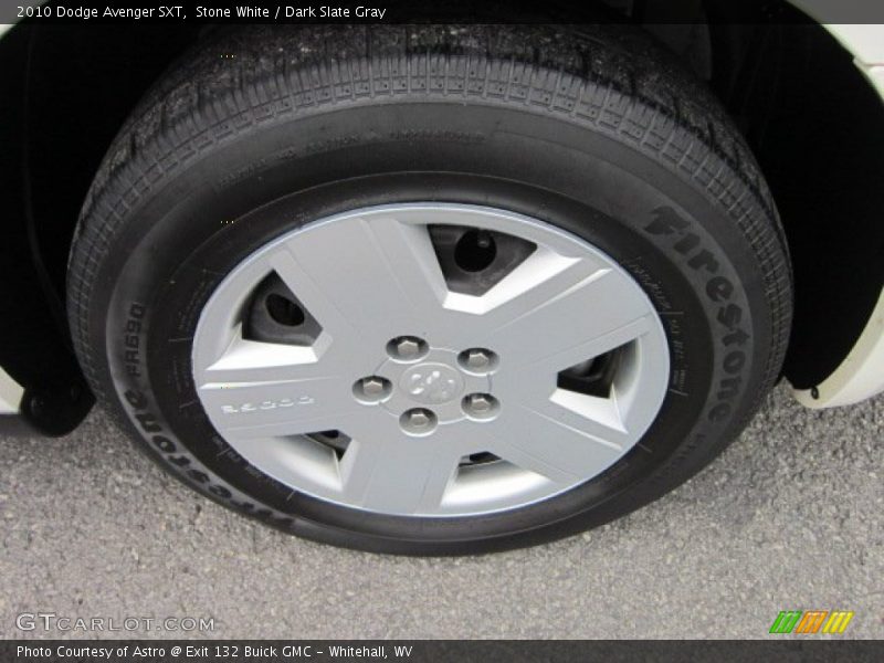 Stone White / Dark Slate Gray 2010 Dodge Avenger SXT