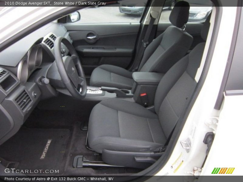 Stone White / Dark Slate Gray 2010 Dodge Avenger SXT