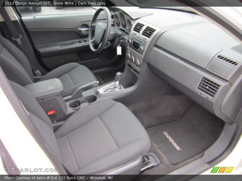 Stone White / Dark Slate Gray 2010 Dodge Avenger SXT