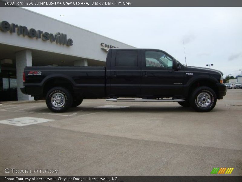 Black / Dark Flint Grey 2003 Ford F250 Super Duty FX4 Crew Cab 4x4