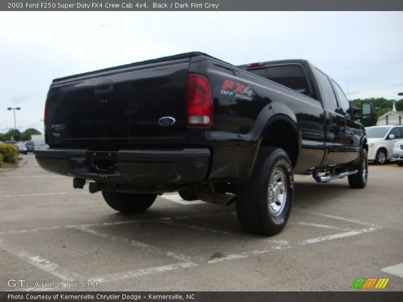 Black / Dark Flint Grey 2003 Ford F250 Super Duty FX4 Crew Cab 4x4