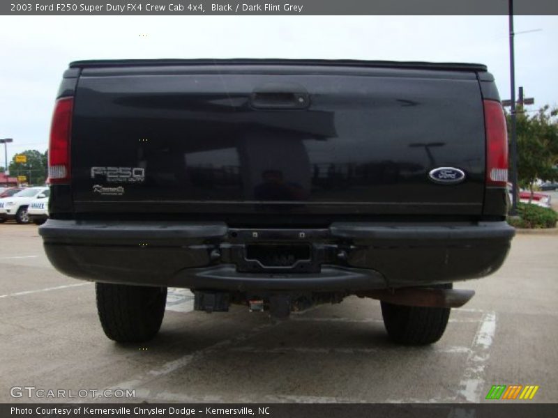 Black / Dark Flint Grey 2003 Ford F250 Super Duty FX4 Crew Cab 4x4