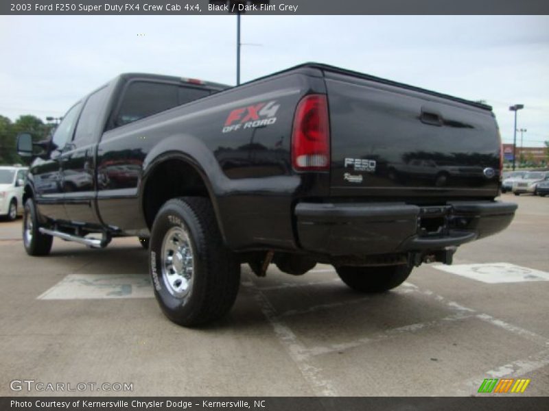 Black / Dark Flint Grey 2003 Ford F250 Super Duty FX4 Crew Cab 4x4