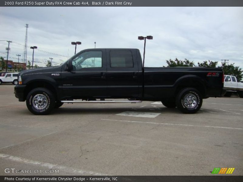 Black / Dark Flint Grey 2003 Ford F250 Super Duty FX4 Crew Cab 4x4