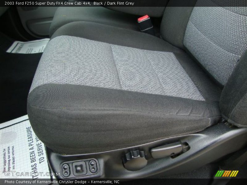 Black / Dark Flint Grey 2003 Ford F250 Super Duty FX4 Crew Cab 4x4