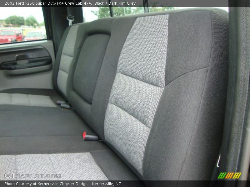 Black / Dark Flint Grey 2003 Ford F250 Super Duty FX4 Crew Cab 4x4