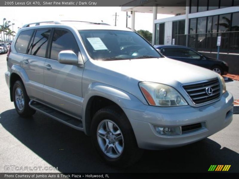 Silver Pine Metallic / Dark Gray 2005 Lexus GX 470