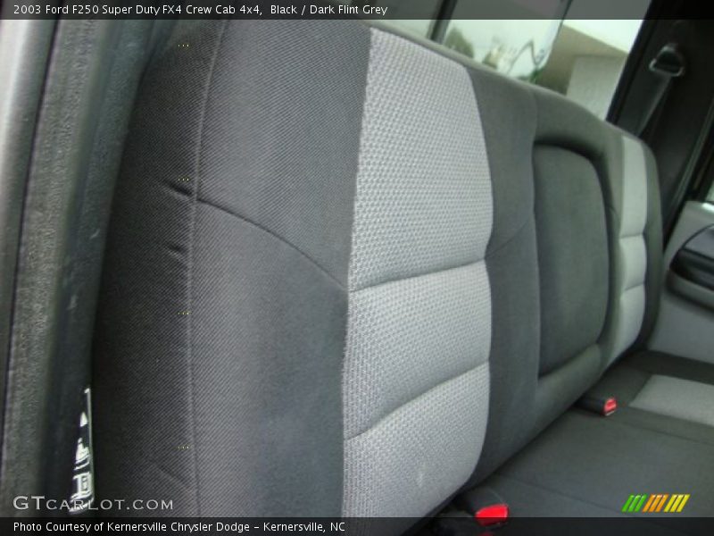 Black / Dark Flint Grey 2003 Ford F250 Super Duty FX4 Crew Cab 4x4