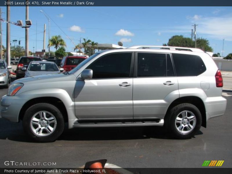 Silver Pine Metallic / Dark Gray 2005 Lexus GX 470