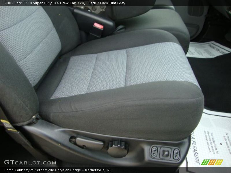 Black / Dark Flint Grey 2003 Ford F250 Super Duty FX4 Crew Cab 4x4
