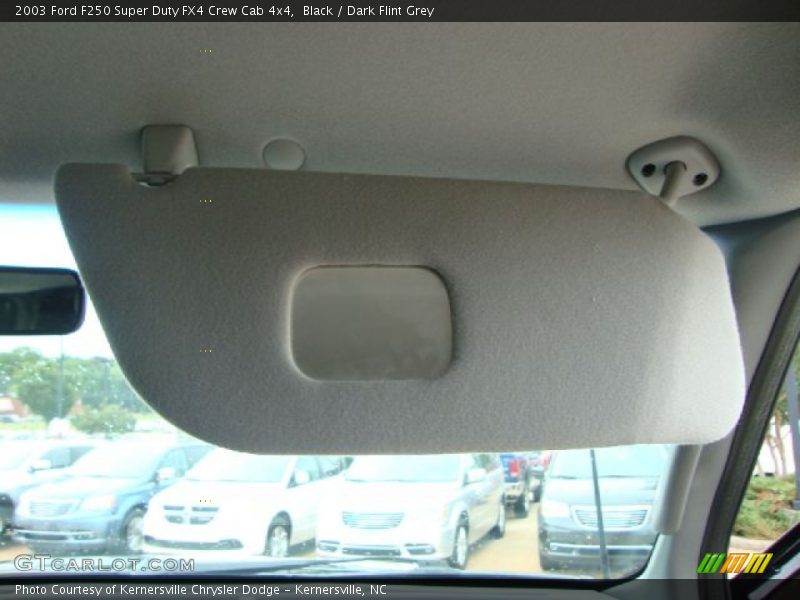 Black / Dark Flint Grey 2003 Ford F250 Super Duty FX4 Crew Cab 4x4