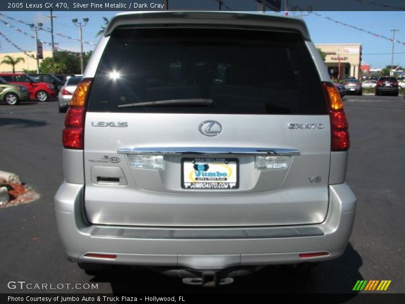 Silver Pine Metallic / Dark Gray 2005 Lexus GX 470