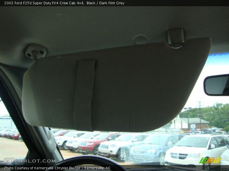 Black / Dark Flint Grey 2003 Ford F250 Super Duty FX4 Crew Cab 4x4