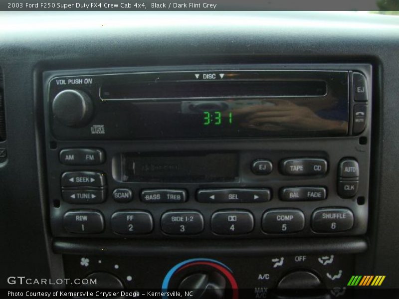 Black / Dark Flint Grey 2003 Ford F250 Super Duty FX4 Crew Cab 4x4